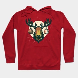 Christmas Moose Hoodie